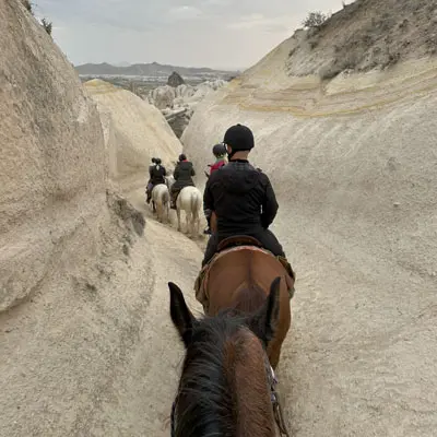 1 hour horseback riding experience in Cappadocia for first time riders. daily horse riding cappadocia