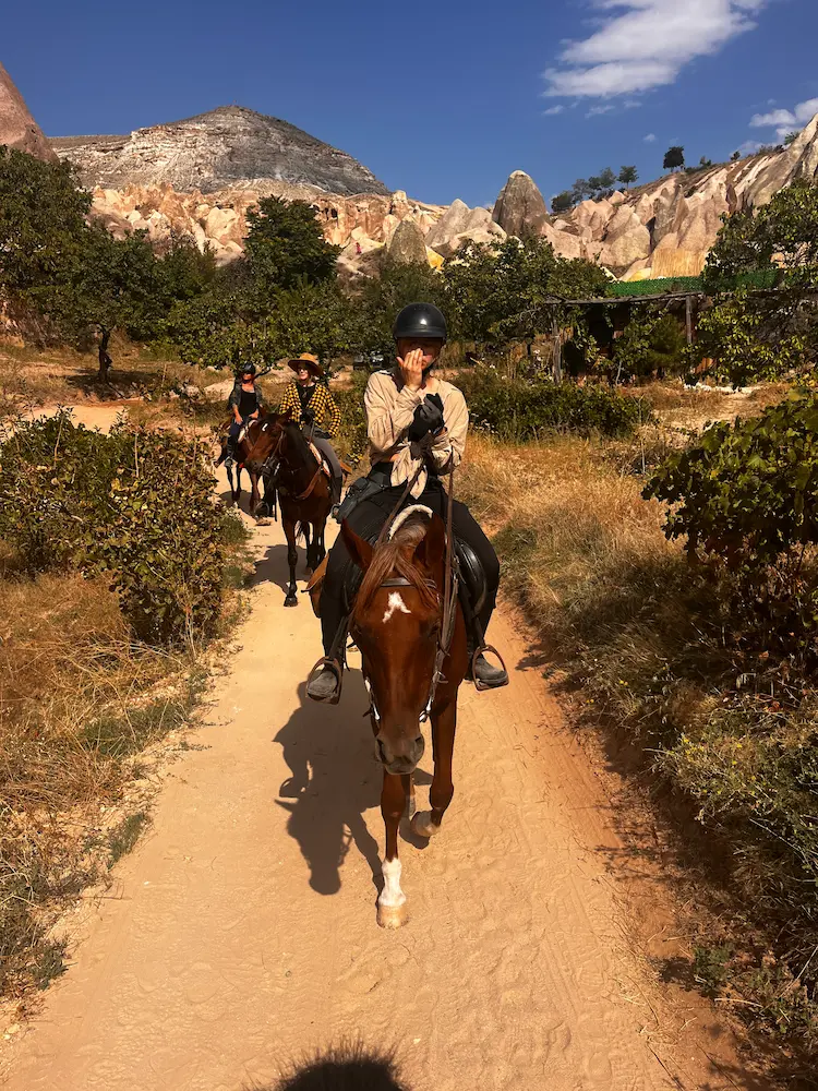 Weekend horseback riding tour in Cappadocia for short multi day riding experiences