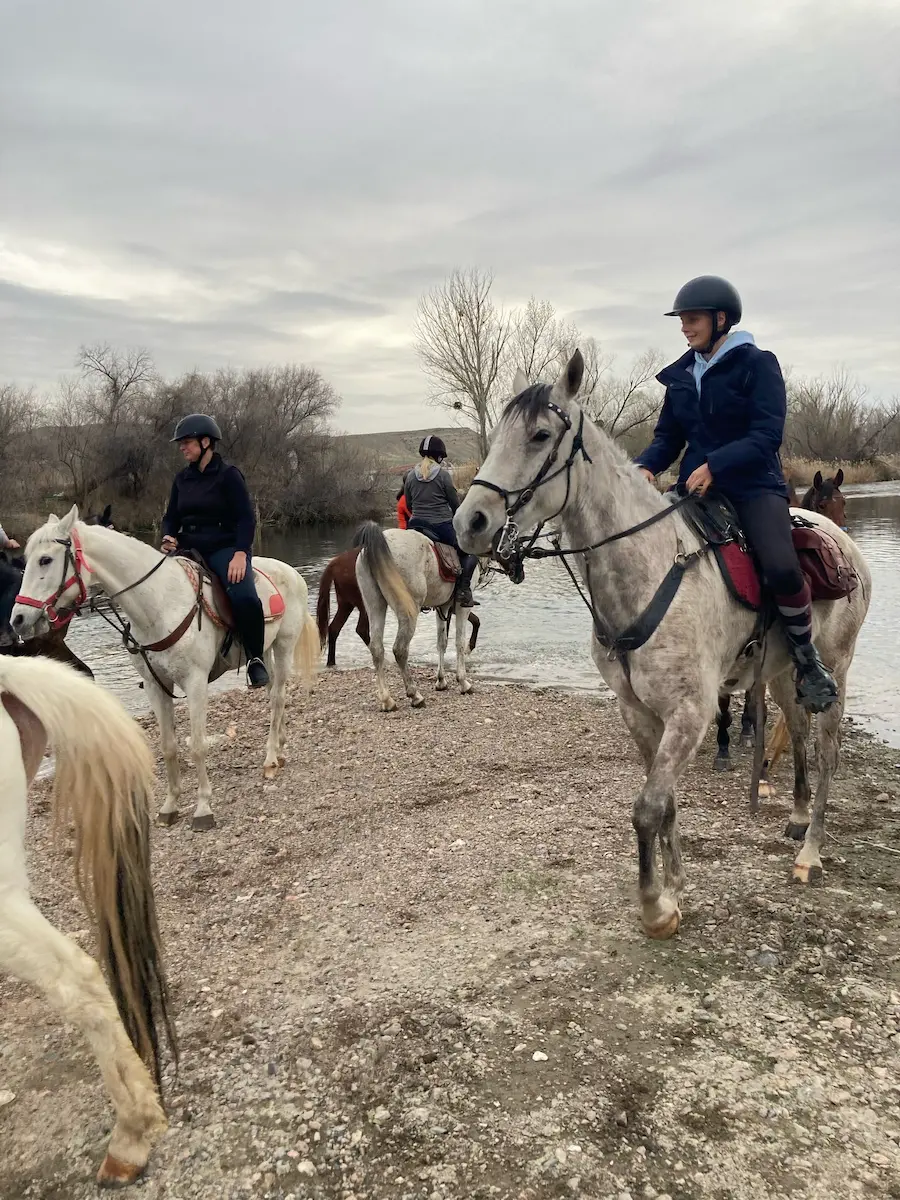 Daily horseback riding tours in Cappadocia suitable for beginners and first time riders. daily horse riding cappadocia