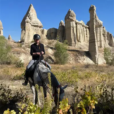 Fairy Chimneys horseback riding tour in Cappadocia