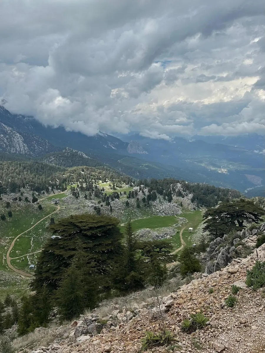 Experienced riders on a long-distance horseback tour in Cappadocia