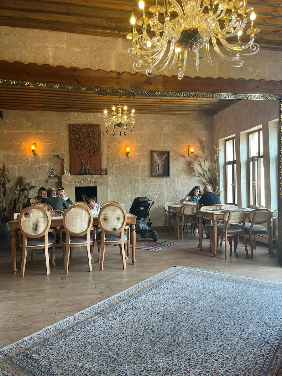 Experienced riders on a long-distance horseback tour in Cappadocia