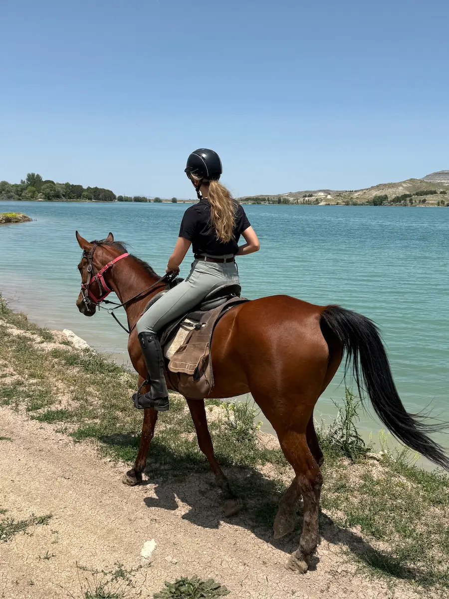 horse riding in cappadocia along kizilirmak river
